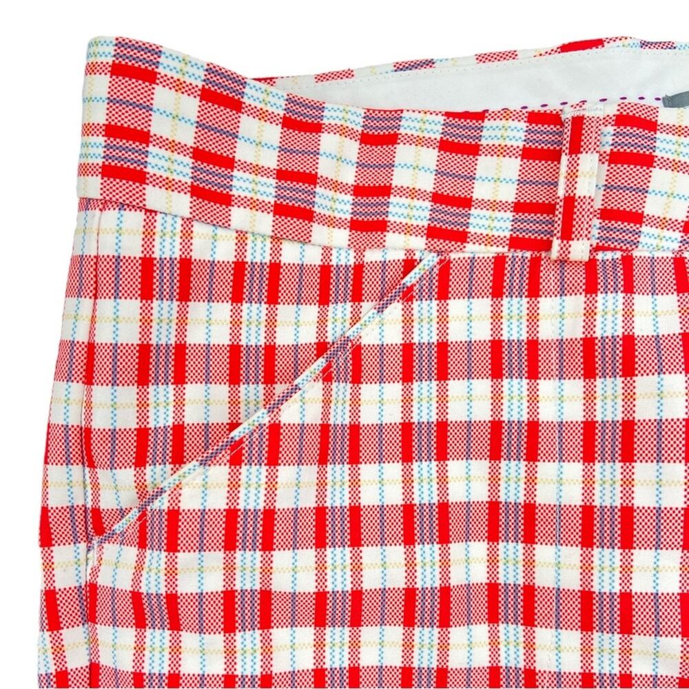 Peter Millar Womens Golf Pants Cropped Checkered Plaid Size 10 - Picture 3 of 8